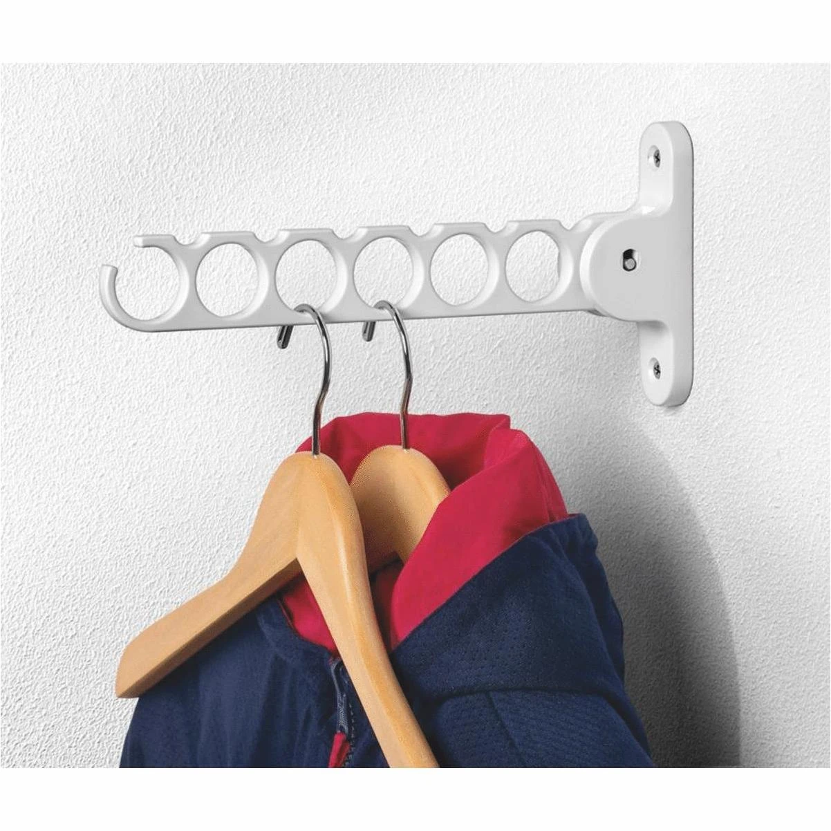 Spectrum White Wall Mount Hanger Holder