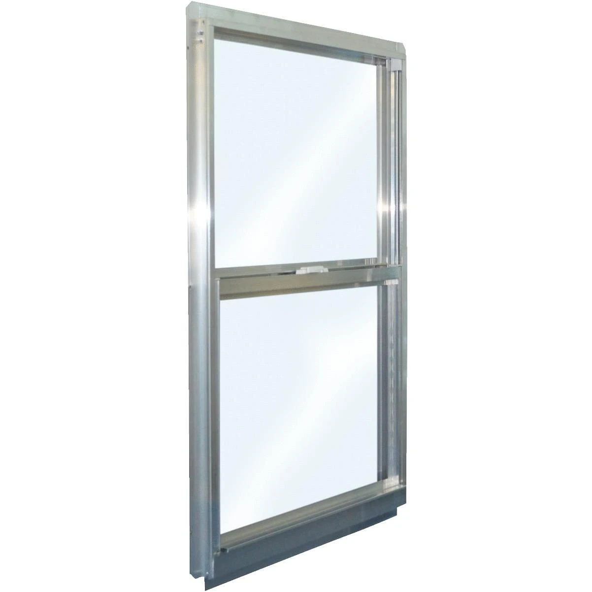 Croft Series 90 23 In. W. x 35 In. H. Mill Finish Aluminum Single Hung Window