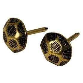 Hillman 25 Count 16-Gauge 1-in Brass-Plated Furniture Nails