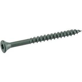 Deck Plus #10 x 2-1/2-in Green Ceramic Deck Screws (1-lb)
