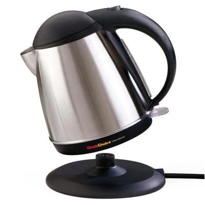 ChefsChoice Gray Stainless Steel Electric Tea Kettle 1.75 qt. L