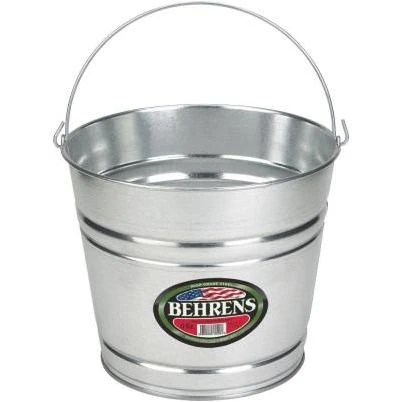 Galvanized Steel Water Pail, 8-Qt.