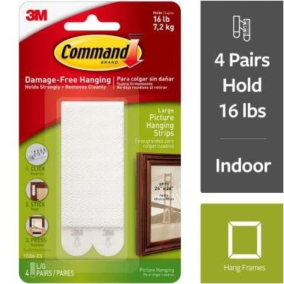 Large Picture Hangers White