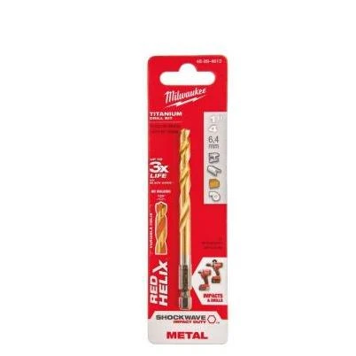 Milwaukee SHOCKWAVE Impact Duty 1/4 In. Titanium Hex Shank Drill Bit