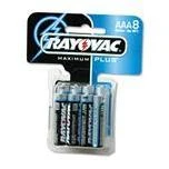 RAYOVAC 824-8CF Alkaline Batteries (AAA; 8 pk)