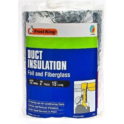 Frost King 12 In. W x 15 Ft. L. Foil and Fiberglass Duct Wrap