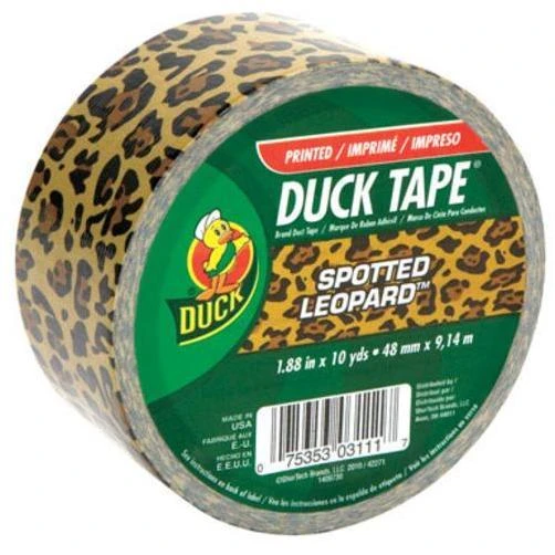 Shurtech Brands 1407671 1.88 In. x 10 Yard Leopard Duck Tape