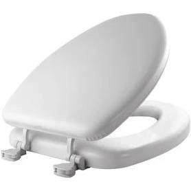 Mayfair Lift-Off Cushioned Vinyl Elongated Toilet Seat