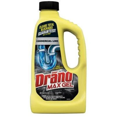 Drano 42 Oz. Max Gel Commercial Line Drain Clog Remover