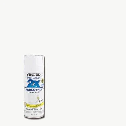 Rust-Oleum Painter's Touch 2X Ultra Cover Gloss White Spray Paint 12 oz