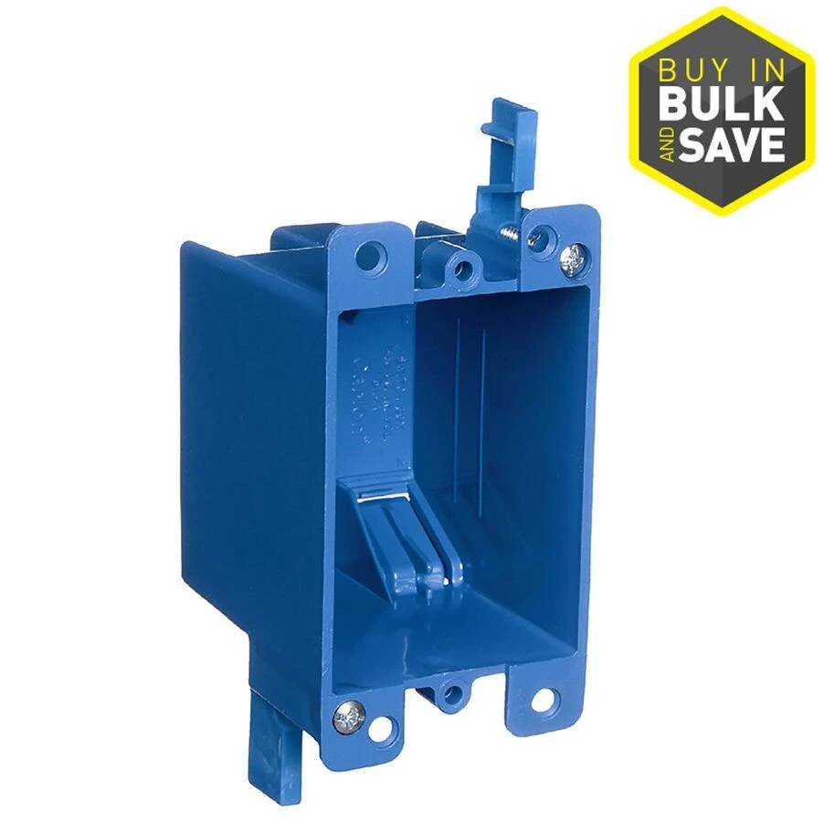 Single Gang Old Work Electrical Box, 4-1/8 x 2-1/4 x 2-3/4 In. Deep