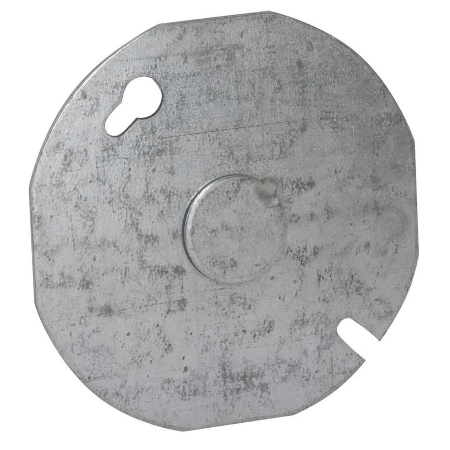 RACO Round Metal Electrical Box Cover