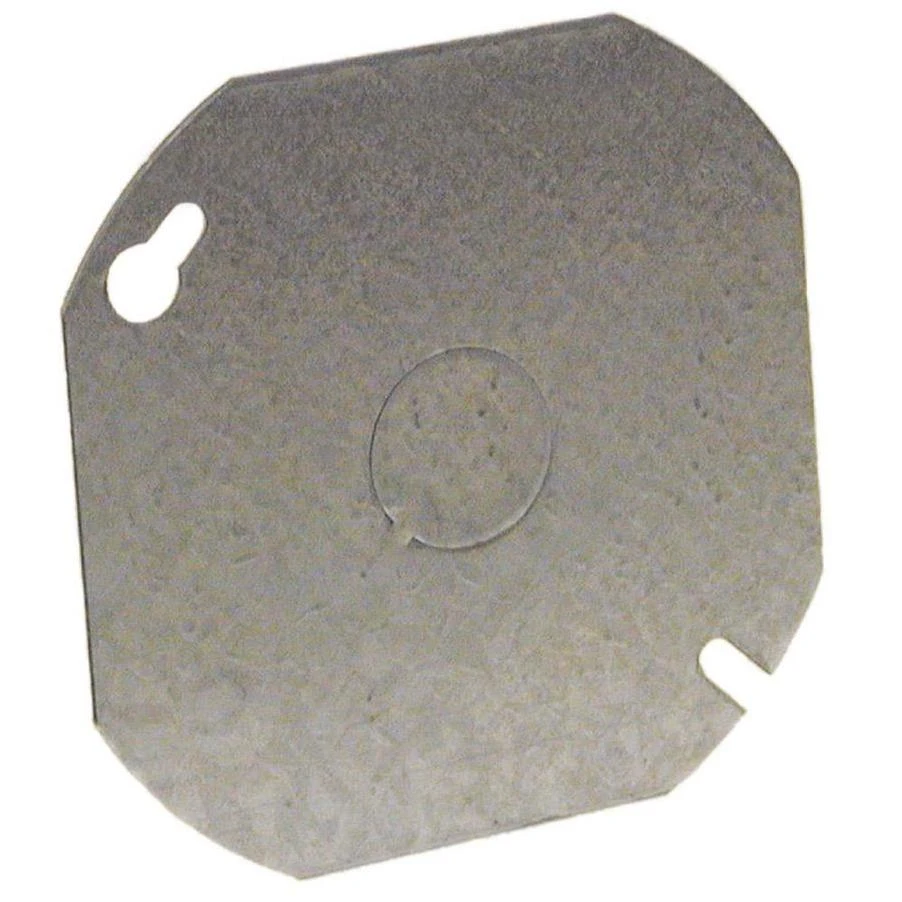 RACO 1-Gang Round Metal Electrical Box Cover