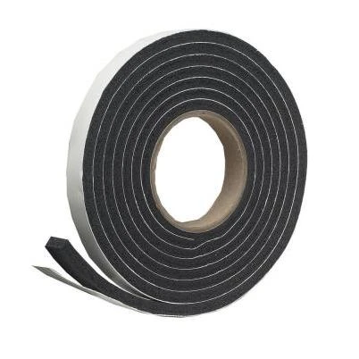 Frost King Black Rubber Foam Weather Stripping Tape For Auto and Marine 10 ft L X 7/16 in. 31