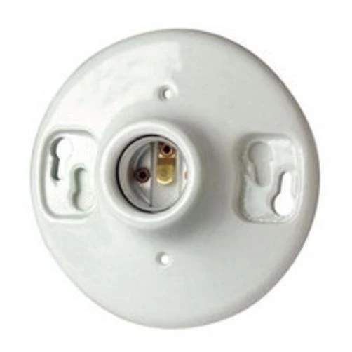 Leviton White Porcelain Incandescent Keyless Lampholder