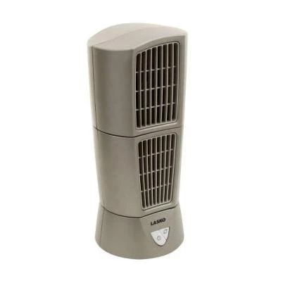 Lasko Twist-Top 13 In. 3-Speed Black Desktop Tower Fan
