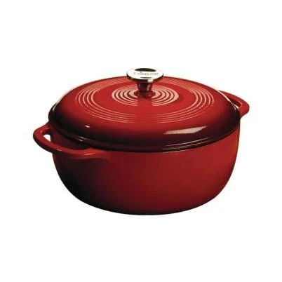 Lodge 6 Qt. Dutch Oven, Red