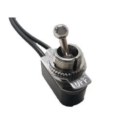 6A Single-Pole/Single-Throw Short Bat Toggle Switch