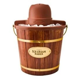 4 Qt. Wooden Bucket Electric Ice Cream Maker