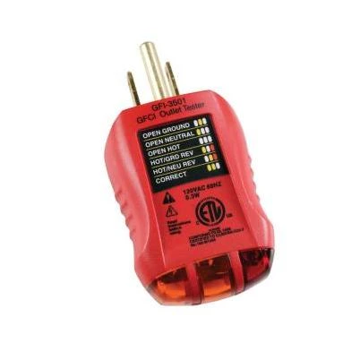 Ground Fault Indicator Outlet Tester