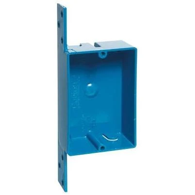 Carlon 3-5/8 in. 31 Rectangle PVC Outlet Box Blue