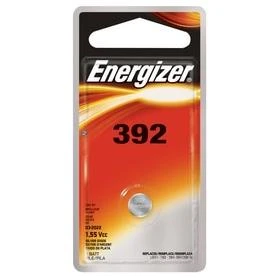 Silver Oxide Button Battery, 392, 1 Pack