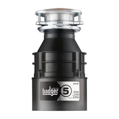 Badger 5 Garbage Disposal,  Continuous-Feed, 1/2-HP