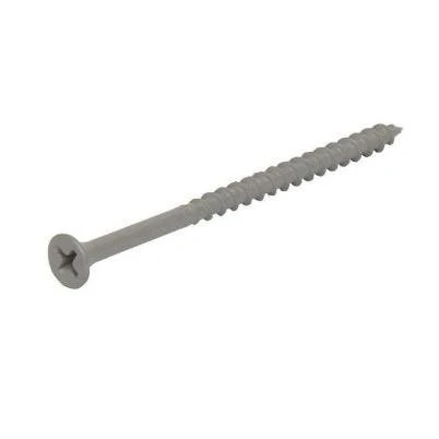 #10 x 3 in. Philips Bugle-Head Coarse Thread Sharp Point Polymer Coated Exterior Screw (5 lbs.-Pack)