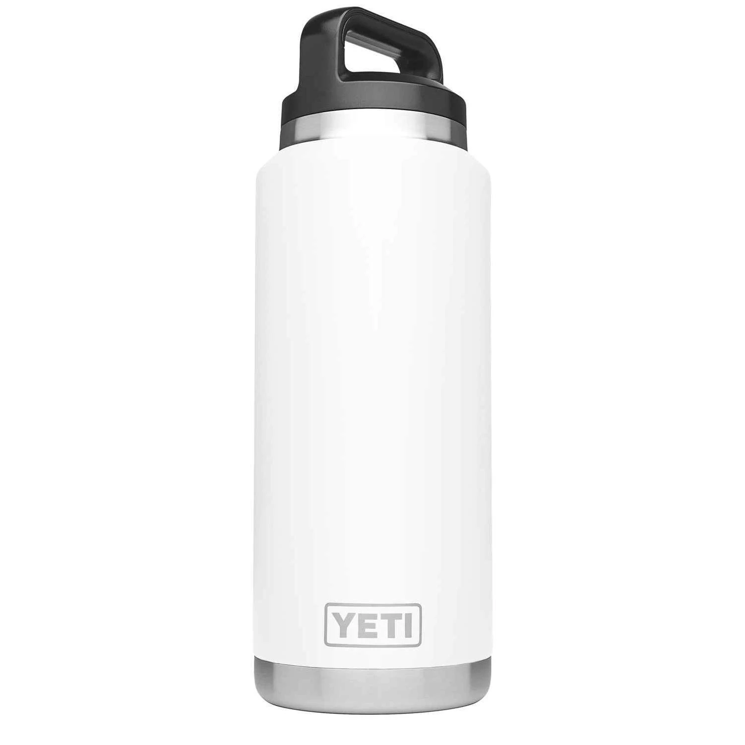 YETI Rambler White Stainless Steel Beverage Bottle BPA Free 36 oz.