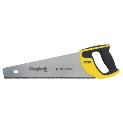 Stanley 15 In. L. Blade 12 PPI Comfort Grip Handle Hand Saw