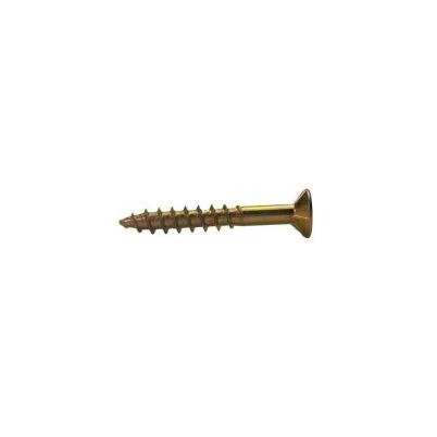 #6 1-1/4 in. Philips Bugle-Head Coarse Thread Gold Screws (5 lb.-Pack)