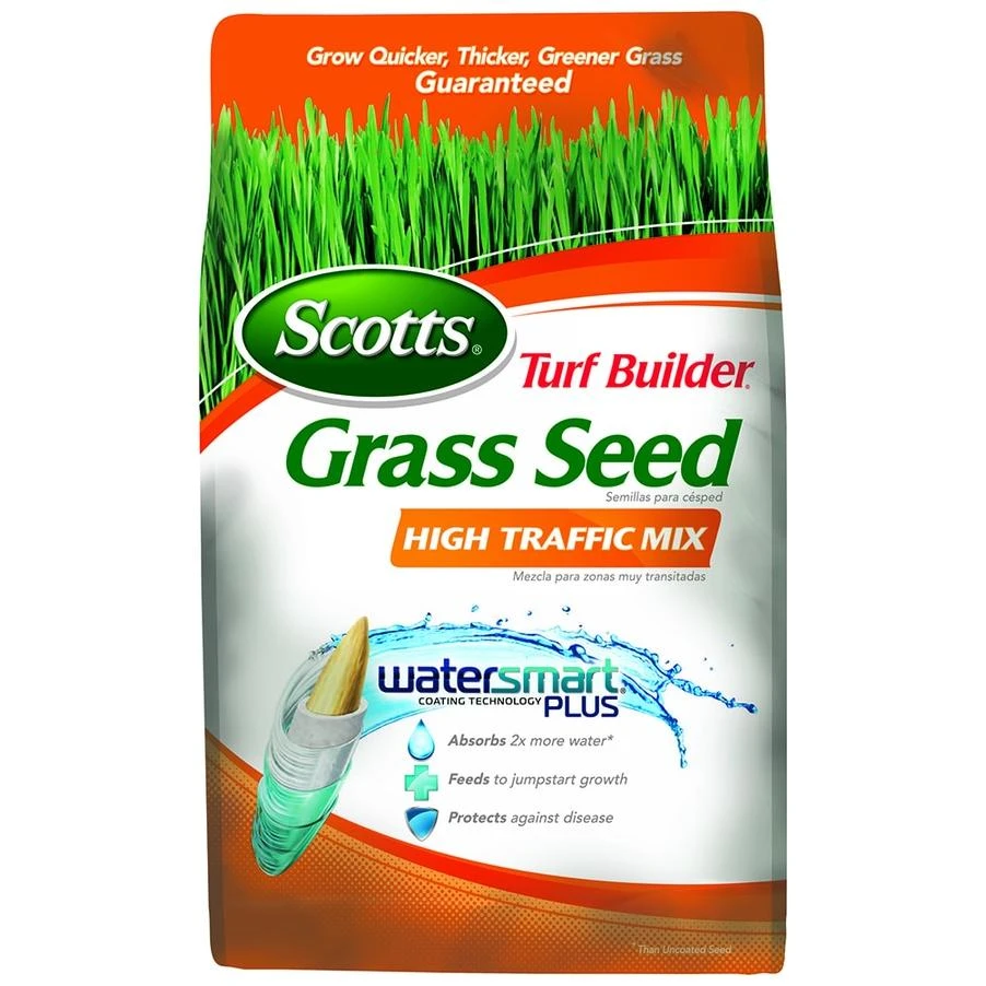 Scotts Turf Builder WaterSmart Plus 3 Lb. 1500 Sq. Ft. High Traffic Mix Grass Seed