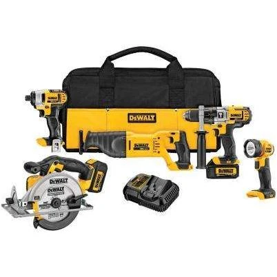 20-Volt MAX Lithium-Ion Cordless Combo Kit (5-Tool) with (2) Batteries 3.0Ah, Charger and Tool Bag