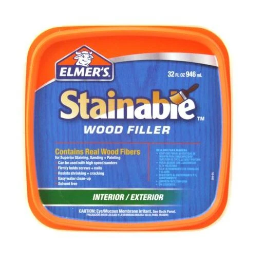 Elmers Products E892 1 Quart&#44; Stainable Wood Filler