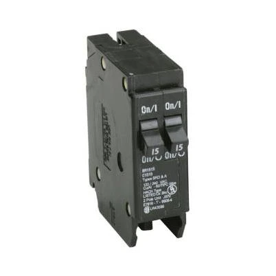 Eaton BR 15A/15A Double-Pole Standard Trip Duplex Circuit Breaker