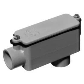 Carlon E986J-CTN Conduit Body, Gray