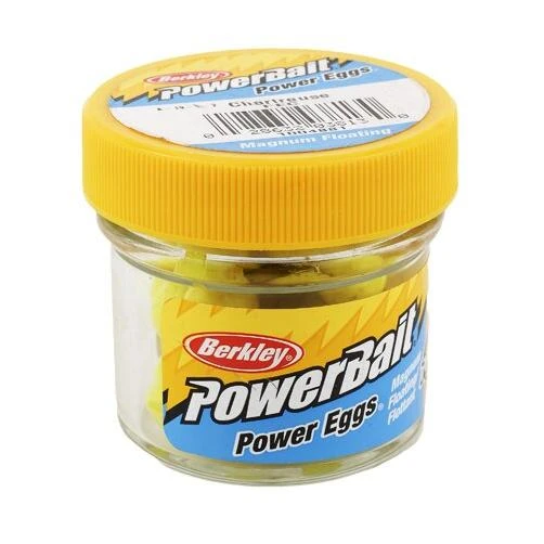 Berkley Powerbait Magnum Floating Power Eggs, Chartreuse, 0.5-ounce