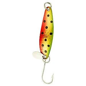 Luhr Jensen 1051-001-1184 1.5 in. Needlefish Trolling Spoon Copper Shiny Yellow Watermelon