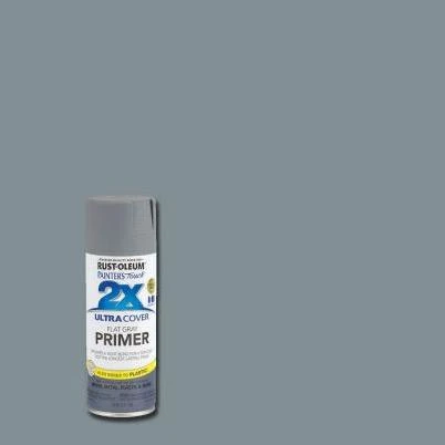 Rust-Oleum Painter's Touch 2X Ultra Cover Flat Gray Spray Paint 12 oz