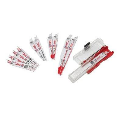 12-Pc. Sawzall Demolition Reciprocating Saw Blade Set