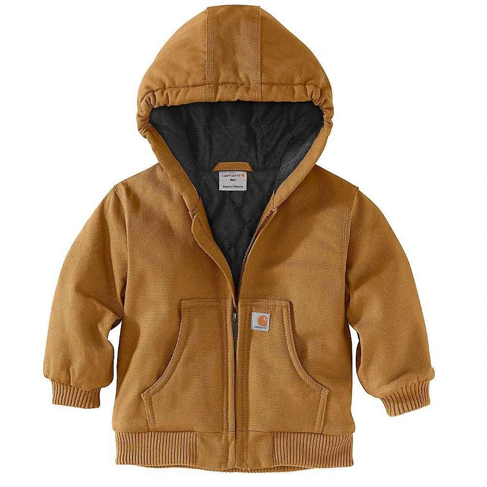 Toddlers' Active Jac Flannel Quilt Lined Jacket - 4t - Carhartt Brown