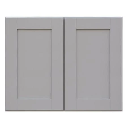 Sunny Wood GSW3024-A Dove Gray Grayson 30" Wide X 24" High Double Door Wall Cabinet