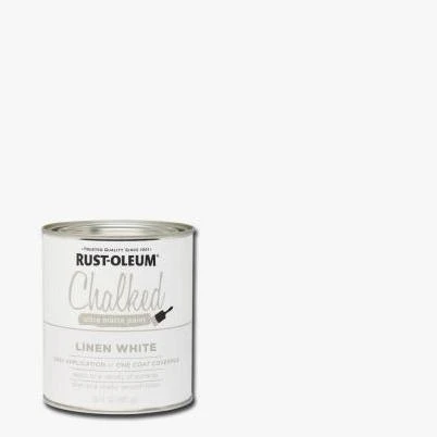 Chalked Paint, White, 30 oz.