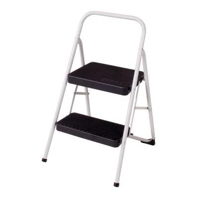 Cosco 11135CLGG4 Folding Step Stool, 200 lb Weight Capacity, Steel, Black
