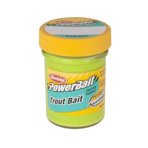 Berkley Powerbait Chartreuse Floating Biodegradable Trout Bait Scent/flavor Enhancer 1.75 Oz