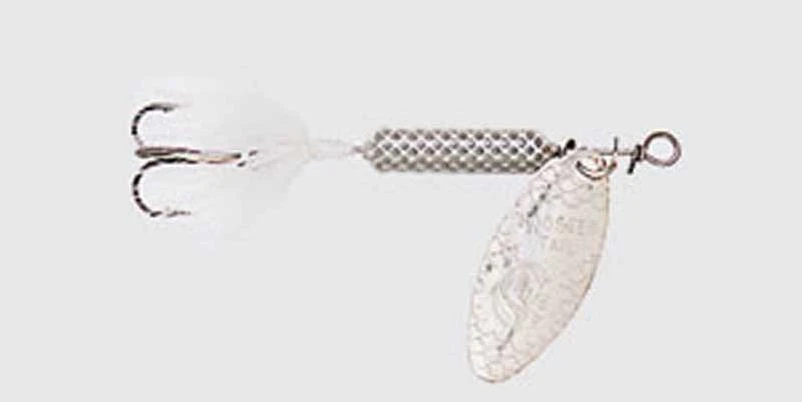 WORDENS LURES Yakima Bait Wordens Original Rooster Tail Spinner Lure, White, 1/8-Ounce