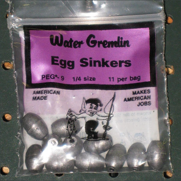 Water Gremlin PEG-9 Egg Sinker