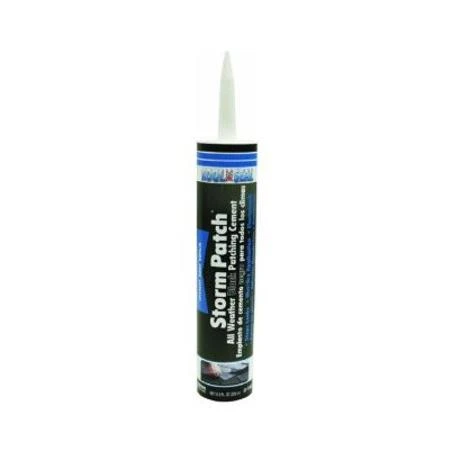 Storm Patch Black All-Weather Rubberized Cement-10OZ RF PATCHING CEMENT