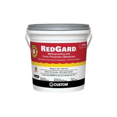 RedGard 1 Gal. Elastomeric Waterproofing and Crack Prevention Membrane