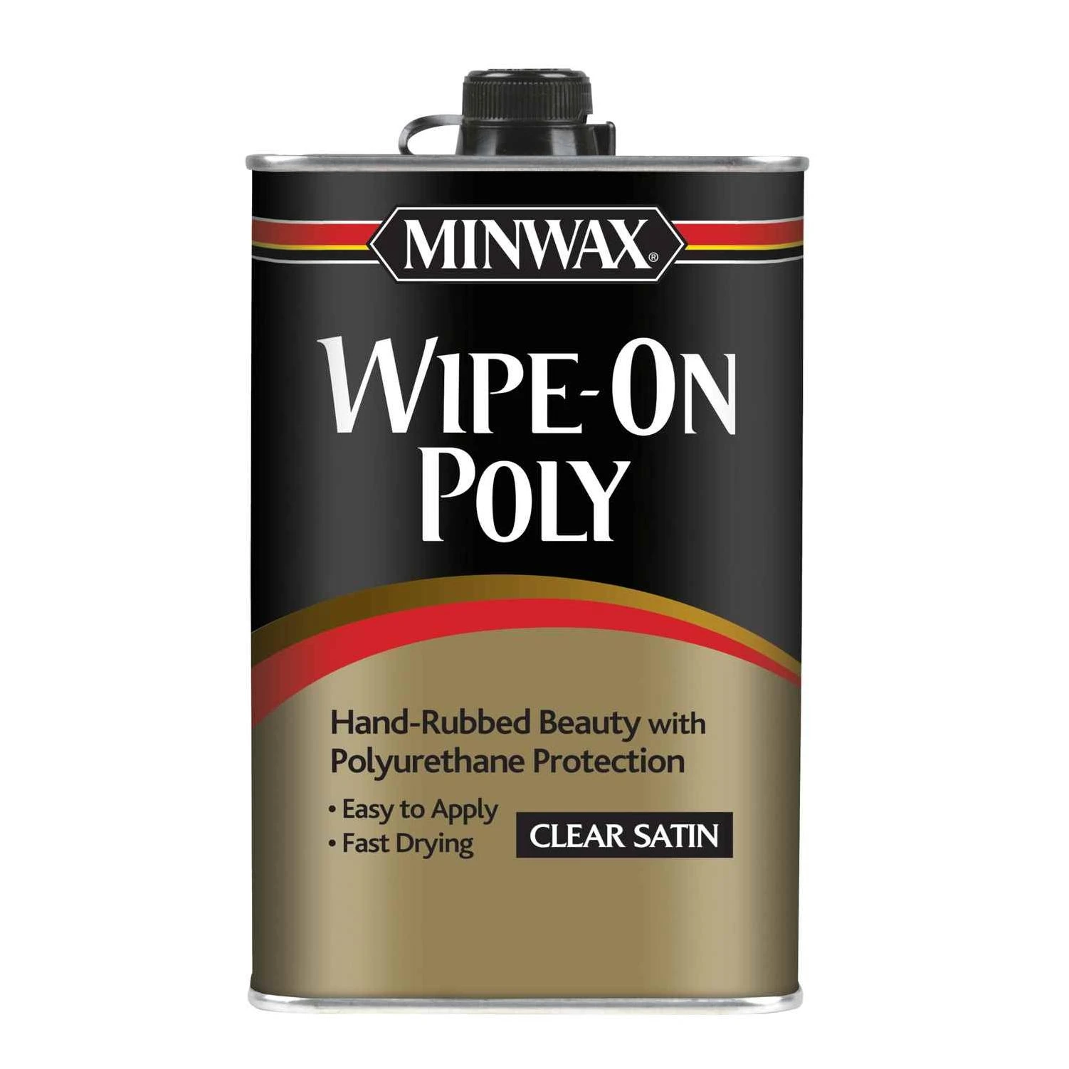 Minwax Warp Satin Wipe-On Interior Polyurethane, 1 Qt.